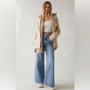 PacSun Medium Blue Wide Leg Jeans - Size 30 NWT